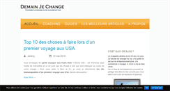 Desktop Screenshot of demainjechange.com